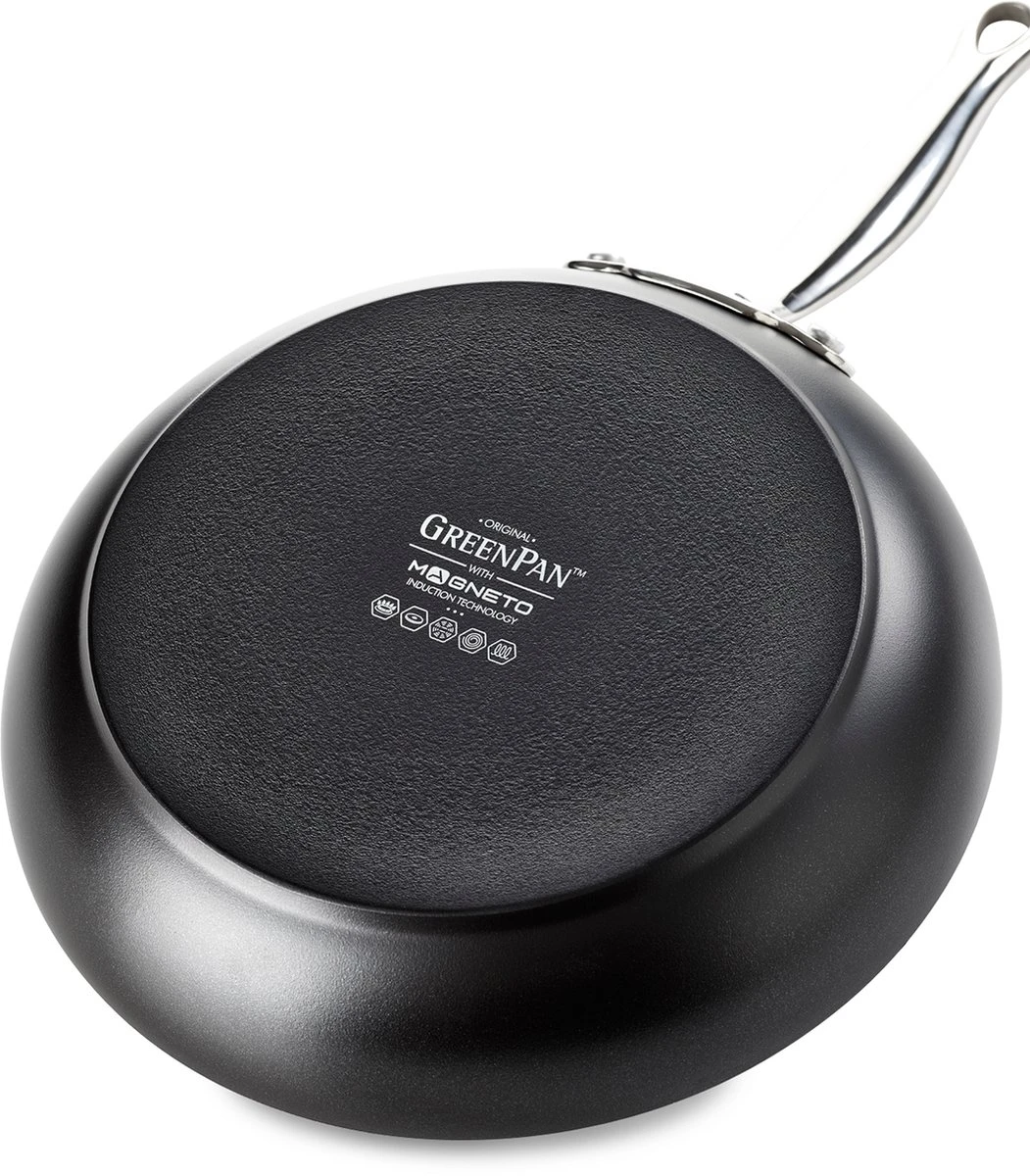 GreenPan Barcelona Infinity Pro Wokpan 28cm - Zwart - Inductie - PFAS-vrij 16 GreenPan Barcelona Infinity Pro Wokpan 28cm - Zwart - Inductie - PFAS-vrij - Afbeelding 16