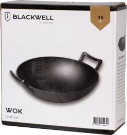Blackwell Wadjan Wokpan - Gietijzer - 36 Cm - Zwart -Pot Benodigdheden Winkel 1123x1200