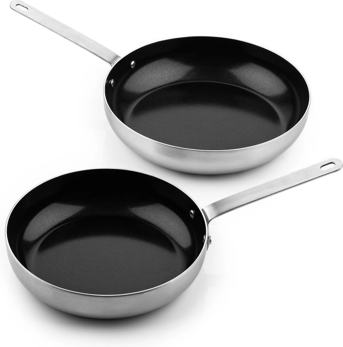 Soenil By ISENVI Combideal 2 Delig - Koekenpannen - RVS 1 Soenil By ISENVI Combideal 2 Delig - Koekenpannen - RVS