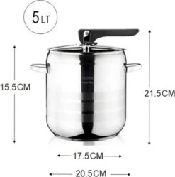 Zilan Easy - Snelkookpan - Pressure Cooker - Geschikt Voor Alle Warmtebronnen Ook Inductie - 4 Liter -Pot Benodigdheden Winkel 1189x1200 1