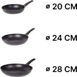 Masterchef Koekenpannen | 3-Delige Koekenpannenset | Inclusief 3 Inclusief Signature Collection Masterchef Messen | Ø 20, 24 En 28 Cm | Geschikt Voor Verschillende Warmtebronnen | Inductie, Elektrisch, Gas En Keramisch Pannenset | Vrij Van PFOA 5 Masterchef Koekenpannen | 3-Delige Koekenpannenset | Inclusief 3 Inclusief Signature Collection Masterchef Messen | Ø 20, 24 En 28 Cm | Geschikt Voor Verschillende Warmtebronnen | Inductie, Elektrisch, Gas En Keramisch Pannenset | Vrij Van PFOA -Pot Benodigdheden Winkel 1193x1200