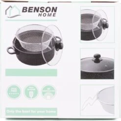 Benson Frituurpan Met Korf - Ø 26 Cm - Carbonstaal Met Marmer Coating -Pot Benodigdheden Winkel 1195x1200 2