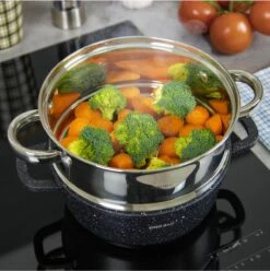 Stoompan INZET 2.6L – Rijststomer - Groentestomer Ø 20 Cm RVS -Pot Benodigdheden Winkel 1196x1200 3