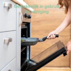 Coninx Grillpan 28CM - Steakpan - Afneembare Handgreep - PFAS-vrij - Grijs -Pot Benodigdheden Winkel 1199x1200 2