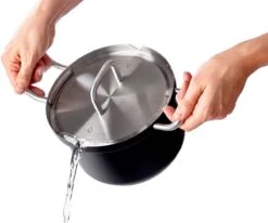 BK Q-linair Master Black Kookpannenset - 4-delig - Veilig Afgietsysteem - Inductie -Pot Benodigdheden Winkel 1200x1002