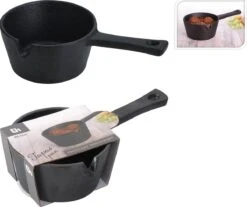 Excellent Houseware Gietijzeren Saus/tapas/serveerpannetje Met Steel - D9,5 Cm -Pot Benodigdheden Winkel 1200x1006 3