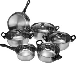 KitchenPrince 12-Delige Pannenset RVS - Pottenset - Kookpannen - Koekenpan - Steelpan - Bakpan - PFAS-Vrij - Pannenset - Pannenset Inductie - Antiaanbaklaag - Koekenpannenset 14 KitchenPrince 12-Delige Pannenset RVS - Pottenset - Kookpannen - Koekenpan - Steelpan - Bakpan - PFAS-Vrij - Pannenset - Pannenset Inductie - Antiaanbaklaag - Koekenpannenset -Pot Benodigdheden Winkel 1200x1008 3