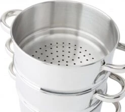 Merkloos Imperial Kitchen Stoompan - 20 Cm - 3 Delig - 21 X 26cm -Pot Benodigdheden Winkel 1200x1071