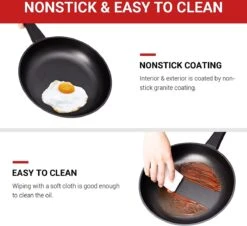 Royalty Line Inductie Panneset - 15-Delig Koekenpannenset - Kookpotten - Koekenpannen - Pannen Met Glazen Deksels En Afneembare Koudgrepen - Pannenset Met Dubbel Grillpan - Voor Alle Warmtebronne - Oven-Ready - PFAS-Vrij - Zwart -Pot Benodigdheden Winkel 1200x1098 4