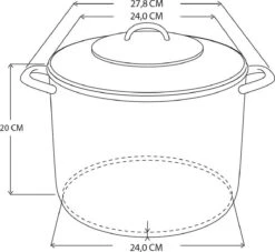Excellent Houseware Soeppan - 9 L -Pot Benodigdheden Winkel 1200x1101 2