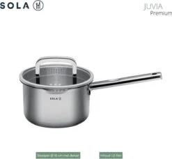 Sola Pannenset Juvia - 4 Delig - Ø 16,16,18,20 Cm - Zilver - RVS - Sandwichbodem 31 Sola Pannenset Juvia - 4 Delig - Ø 16,16,18,20 Cm - Zilver - RVS - Sandwichbodem -Pot Benodigdheden Winkel 1200x1110 1