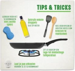 GreenChef Vintage Steelpan 16cm/1.6L - Zwart - Inductie - PFAS-vrij -Pot Benodigdheden Winkel 1200x1135 3