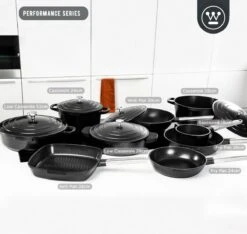 Westinghouse Performance Series - Steelpan Inductie 18cm - Zwart - Geschikt Voor Alle Warmtebronnen Inclusief Inductie En Ovenbestendig - Sauspan -Pot Benodigdheden Winkel 1200x1138 3