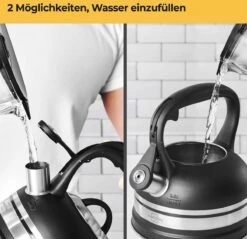 SILBERTHAL - Waterkoker - Alle Soorten Fornuizen, Ook Inductie - RVS - 1,6 Liter - Zwart -Pot Benodigdheden Winkel 1200x1161 2