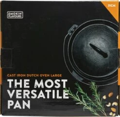 Merkloos Dutch Oven Medium Smokin' Flavours -Pot Benodigdheden Winkel 1200x1166 3