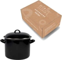 Orange85 Soeppan - Stamppot Pan - Inductie - Zwart - 8 Liter - Staal - Alle Warmtebronnen 7 Orange85 Soeppan - Stamppot Pan - Inductie - Zwart - 8 Liter - Staal - Alle Warmtebronnen -Pot Benodigdheden Winkel 1200x1168 3