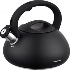 Fluitketel Waterkoker Mat Zwart 2.7 L ‘’Black Amethyst‘’ RVS – Inductie - Vatwasser -Pot Benodigdheden Winkel 1200x1184 2