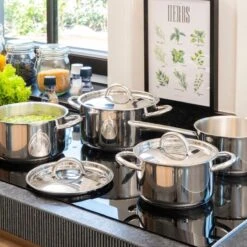 Sola Pannenset Blizz - 4 Delig - Ø Cm - Zilver - RVS - Sandwichbodem -Pot Benodigdheden Winkel 1200x1200 117