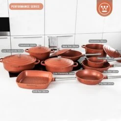 Westinghouse Performance Series - Koekenpan Inductie 28cm - Oven Geschikt - Rood - Geschikt Voor Alle Warmtebronnen -Pot Benodigdheden Winkel 1200x1200 124
