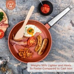 Westinghouse Performance Series - Koekenpan Inductie 28cm - Oven Geschikt - Rood - Geschikt Voor Alle Warmtebronnen -Pot Benodigdheden Winkel 1200x1200 126