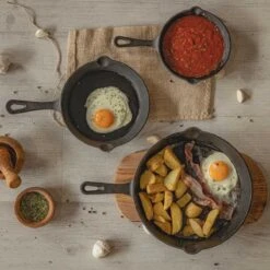 Blackwell Koekenpannenset - Gietijzer - ø 16, 20 En 25 Cm - Zonder Anti-aanbaklaag -Pot Benodigdheden Winkel 1200x1200 158