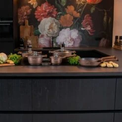 Herenthal Inductie Pannenset- Luxe 10-delige Koekenpannenset - Voor Alle Warmtebronnen - Met Glazen Deksels - Koper -Pot Benodigdheden Winkel 1200x1200 16