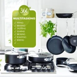 GreenPan Barcelona Infinity Pro Koekenpannenset Ø 24cm + Ø 28cm - Zwart - Inductie - PFAS-vrij -Pot Benodigdheden Winkel 1200x1200 192