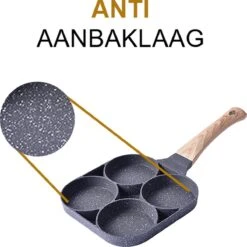 Alora 4-Delige Pannenkoekenpan - Pannenkoeken Maker - Cakemaker - Omeletpan - Omeletmaker - Eierpan - Koekjes Maker - 4-in-1 Pannenset -Pot Benodigdheden Winkel 1200x1200 226