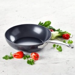 GreenPan Barcelona Infinity Pro Wokpan 28cm - Zwart - Inductie - PFAS-vrij 18 GreenPan Barcelona Infinity Pro Wokpan 28cm - Zwart - Inductie - PFAS-vrij -Pot Benodigdheden Winkel 1200x1200 301