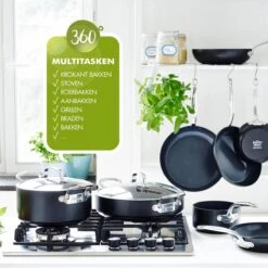 GreenPan Barcelona Infinity Pro Wokpan 28cm - Zwart - Inductie - PFAS-vrij 28 GreenPan Barcelona Infinity Pro Wokpan 28cm - Zwart - Inductie - PFAS-vrij -Pot Benodigdheden Winkel 1200x1200 309