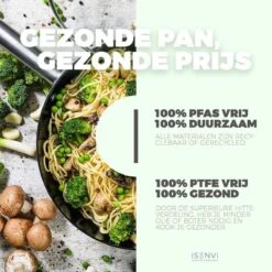 ISENVI Murray Keramische Wokpan Met Deksel 36 CM - RVS Greep -Pot Benodigdheden Winkel 1200x1200 316