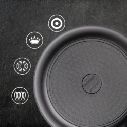 Rosmarino Black Line - Wokpan - Ø30cm - 100% PFAS & PFOA Vrij - Gegoten Aluminium - Non-stick Minerale Coating - Ergonomische Handgreep - Geschikt Voor Alle Warmtebronnen & Vaatwasser -Pot Benodigdheden Winkel 1200x1200 321