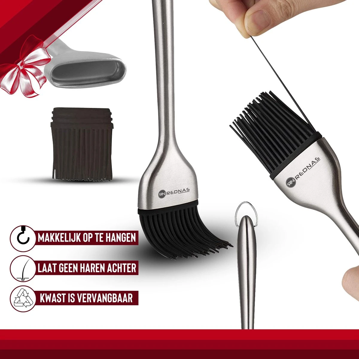 Rednas Poffertjespan Pakket - Incl. Luxe Giftbox - Incl.Bakkwast/Vork/Doseerfles - RVS/Gietijzer 10 Rednas Poffertjespan Pakket - Incl. Luxe Giftbox - Incl.Bakkwast/Vork/Doseerfles - RVS/Gietijzer - Afbeelding 10