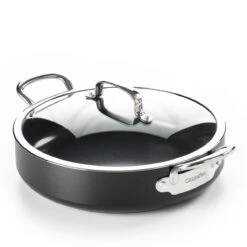 GreenPan Barcelona Infinity Pro Hapjespan Met Deksel 30cm - Zwart - Inductie - PFAS-vrij -Pot Benodigdheden Winkel 1200x1200 436