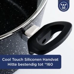 Westinghouse Hapjespan Inductie - Ø 32 Cm - Zwart Marmer - Met Deksel -Pot Benodigdheden Winkel 1200x1200 451