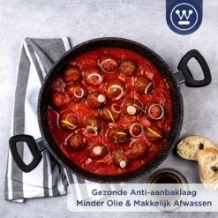 Westinghouse Hapjespan Inductie - Ø 32 Cm - Zwart Marmer - Met Deksel -Pot Benodigdheden Winkel 1200x1200 453