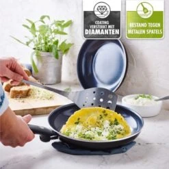 GreenPan Cambridge Hapjespan Met Deksel 28cm - Zwart - Inductie - PFAS-vrij -Pot Benodigdheden Winkel 1200x1200 472