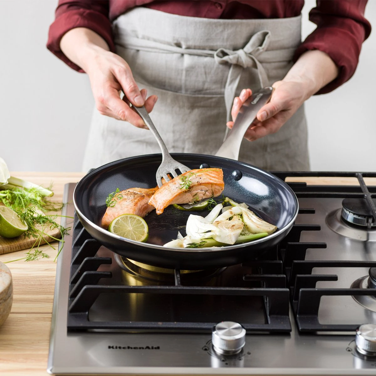 GreenPan Koekenpan - Royal Black - ø 28 Cm - Keramische Anti-aanbaklaag 4 GreenPan Koekenpan - Royal Black - ø 28 Cm - Keramische Anti-aanbaklaag - Afbeelding 4