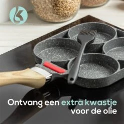 Culistar Pannenkoekenpan Inductie - Pancake Pan - Omeletpan - Omeletmaker - Eierpan - Inclusief Receptenboekje 19 Culistar Pannenkoekenpan Inductie - Pancake Pan - Omeletpan - Omeletmaker - Eierpan - Inclusief Receptenboekje -Pot Benodigdheden Winkel 1200x1200 525