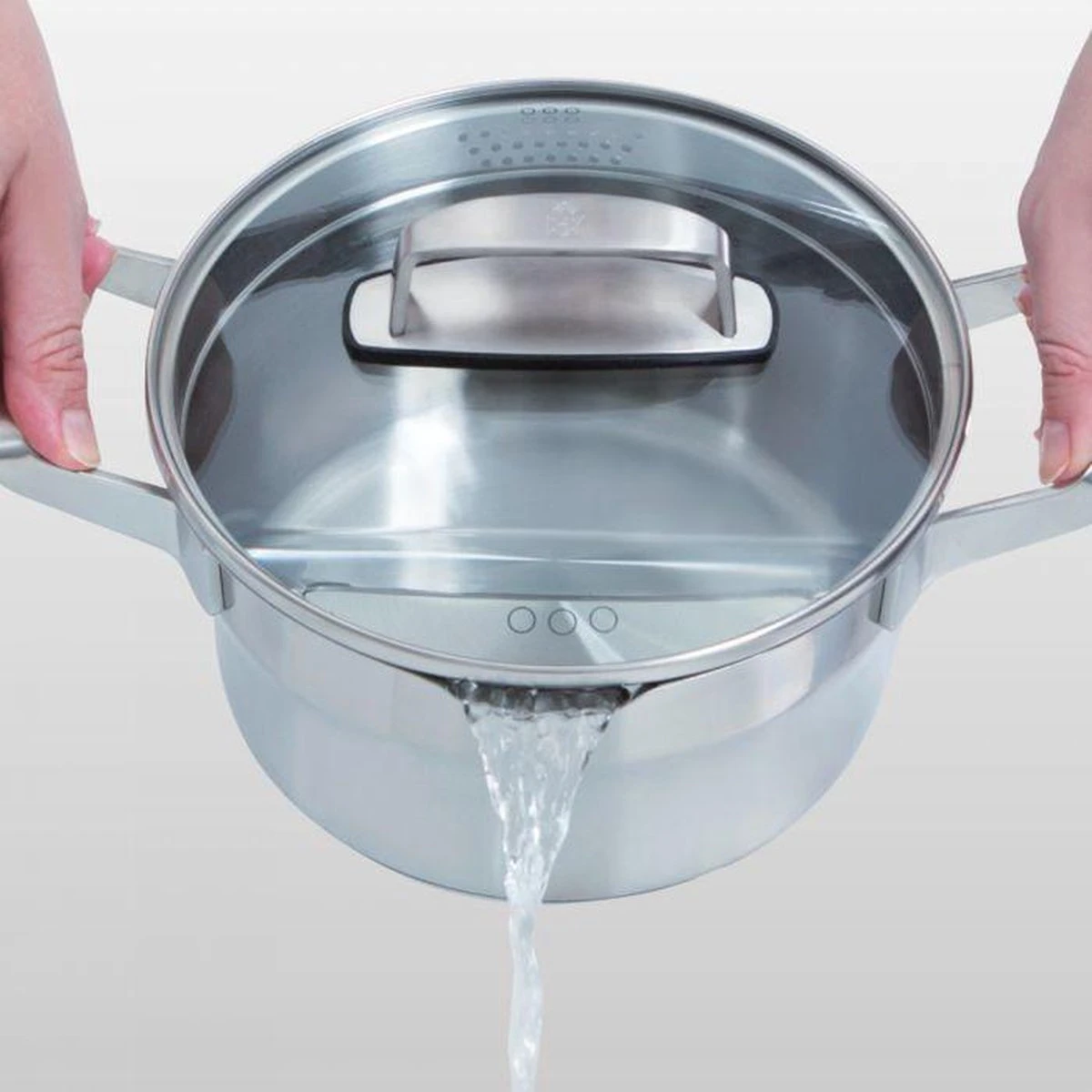 BK Premium+ Pannenset - 9-delig - Veilig Afgietsysteem - Inductie 3 BK Premium+ Pannenset - 9-delig - Veilig Afgietsysteem - Inductie - Afbeelding 3