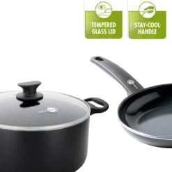 GreenPan Cambridge Grillpan 28cm - Zwart - Inductie - PFAS-vrij 20 GreenPan Cambridge Grillpan 28cm - Zwart - Inductie - PFAS-vrij -Pot Benodigdheden Winkel 1200x1200 589