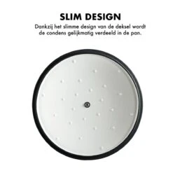 MOA Gietijzeren Braadpan - Inhoud 5,7 Liter - 26CM - Rond - Alle Warmtebronnen - Ook Voor Inductie - Gewicht 5,8 Kg - Wit - C26W -Pot Benodigdheden Winkel 1200x1200 638