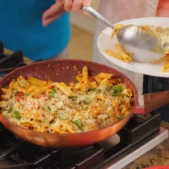 Livington Copper & Stone Pan - 24cm Koekenpan- Anti-aanbaklaag En Krasbestendig - Graniet Look - Binnenste Steenlaag Voor Perfecte Warmteverdeling - Geschikt Voor Ceran, Gas, Elektrisch, Inductie -Pot Benodigdheden Winkel 1200x1200 743