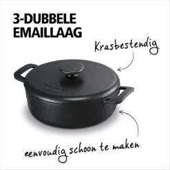 Brabantia The Dutch Braadpan - Matt Black - 28 Cm - Gietijzer 10 Brabantia The Dutch Braadpan - Matt Black - 28 Cm - Gietijzer -Pot Benodigdheden Winkel 1200x1200 77