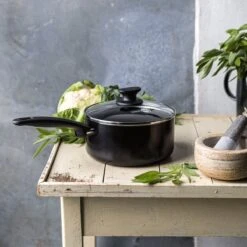 GreenPan Cambridge Steelpan 16cm - Zwart - Inductie - PFAS-vrij -Pot Benodigdheden Winkel 1200x1200 830