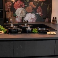 Herenthal Inductie Pannenset - Luxe 10-delige Koekenpanset - Voor Alle Warmtebronnen - Met Glazen Deksels En Koudgrepen - Zwart -Pot Benodigdheden Winkel 1200x1200 85