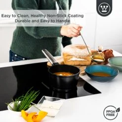 Westinghouse Performance Series - Steelpan Inductie 18cm - Zwart - Geschikt Voor Alle Warmtebronnen Inclusief Inductie En Ovenbestendig - Sauspan -Pot Benodigdheden Winkel 1200x1200 883