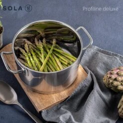 Sola Steelpan Profiline Deluxe - Ø 16 Cm - Zilver - RVS - Sandwichbodem 8 Sola Steelpan Profiline Deluxe - Ø 16 Cm - Zilver - RVS - Sandwichbodem -Pot Benodigdheden Winkel 1200x1200 885