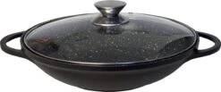 Wok XL Met Deksel 36 Cm - Inductie - Ovenbestendig - Quikshop