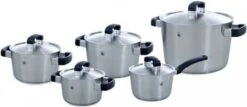 BK Conical Cool Glas Pannenset - 5-delig - Glazen Deksels - Geschikt Voor Alle Warmtebronnen -Pot Benodigdheden Winkel 1200x518